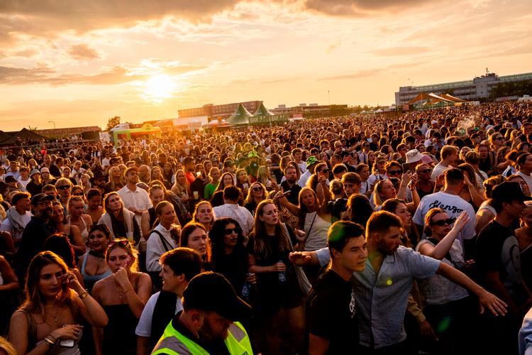 Grøn Koncert her fotograferet i Tårnby torsdag 17. juli 2025. Muskelsvindfonden har arrangeret koncertrækken, der lørdag, hvor Nets-nedbruddet indtraf, var nået til Aarhus. Foto: Ida Marie Odgaard/Ritzau Scanpix