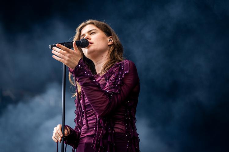 Det voldsomme vejr ramte, mens Pil optrådte. Her ses hun ved en af de tidligere Grøn-koncerter i Tårnby for en uge siden. Foto: Ida Marie Odgaard/Ritzau Scanpix