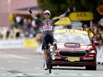 Kaden Groves kørte væk fra udbryderne og tog sin tiende etapesejr i en grand tour. Foto: Benoit Tessier/Ritzau Scanpix