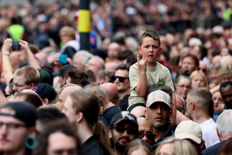 Djævlehorn på gaden i Birmingham. Foto: Jack Taylor/Ritzau Scanpix