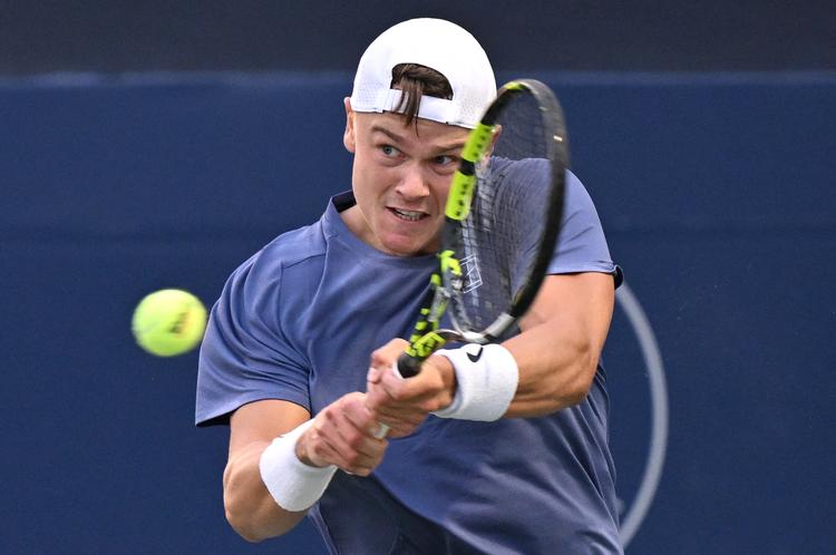 I fjerde runde skal Holger Rune op mod enten russiske Daniil Medvedev eller Alexei Popyrin fra Australien. Foto: Dan Hamilton/Ritzau Scanpix