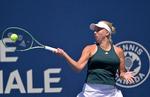 Clara Tauson er videre fra tredje runde ved WTA 1000-turneringen i Montreal efter en knusende sejr i to sæt over ukrainske Yuliia Starodubtseva. Foto: Eric Bolte/Ritzau Scanpix