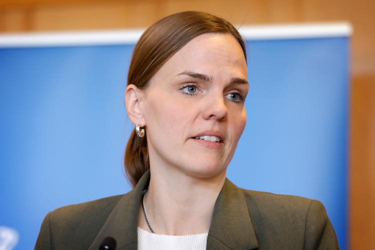 I juni opfordrede digitaliseringsminister Caroline Stage (M) borgere til at sende deres forslag til den kommende app. Foto: Jens Dresling