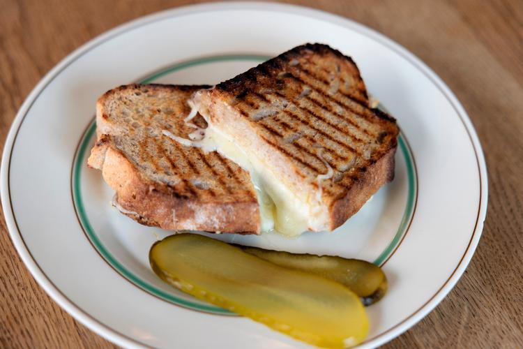 Grilled Cheese-sandwich hos Anker. Foto: Peter Maunsbach