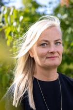 Filminstituttets nye vicedirektør, 52-årige Line Aarsland,  trives med at arbejde igennem. Sådan hun haft det, siden hun som enlig mor til en lille pige gik i gang med at læse journalistisk. Foto: Vikki Søholm