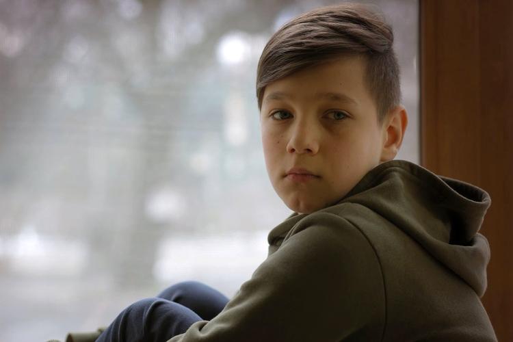 12-årige Sashko blev separeret fra sin mor, da den ukrainske by Mariupol blev besat i 2022. Foto: The Children Of War: https://childrenofwar.gov.ua/THE CHILDREN OF WAR: https://childrenofwar.gov.ua 