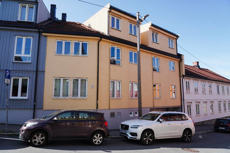 Det var på dette bosted i Oslo, Kampen, at den 18-årige dræbte en kvinde. Foto: Ole Berg-rusten/Ritzau Scanpix