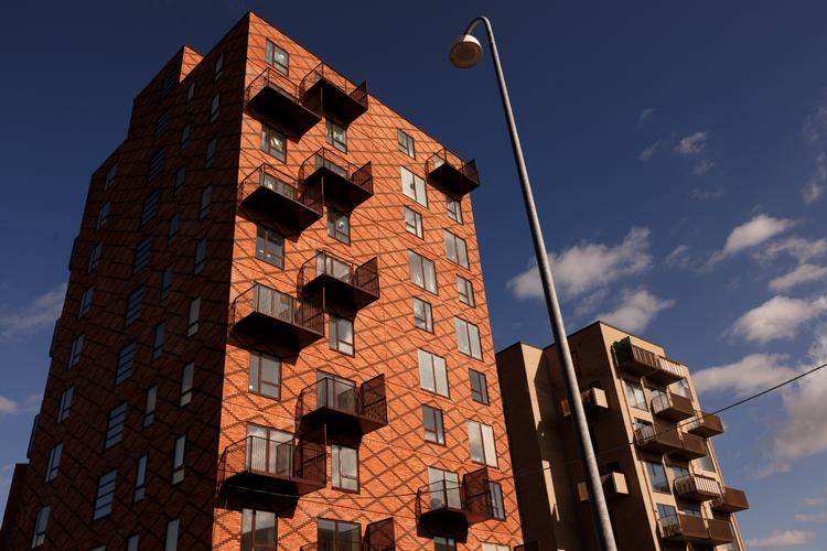 Bymidten i Vinge skal udgøres af højhuse, mens resten af byen bliver en blanding af rækkehuse, parcelhuse og 'tiny houses'.  Foto: Jacob Ehrbahn