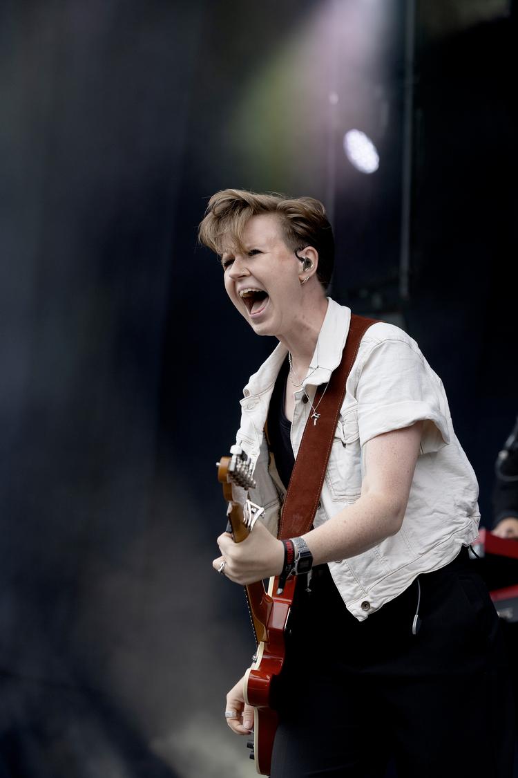 Rikke Thomsen på Tønder Festival. Foto: Finn Frandsen