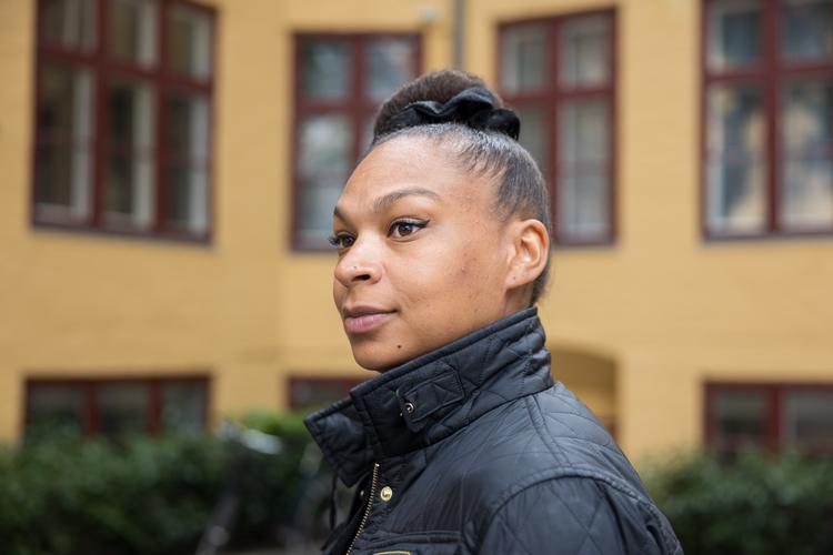 Debatredaktør på Berlingske Aminata Corr Thrane kalder på et opgør med den intersektionelle feministiske bølge som hun mener har haft alt for stor indflydelse på medie- og kulturbranchen.  Foto: Vikki Søholm