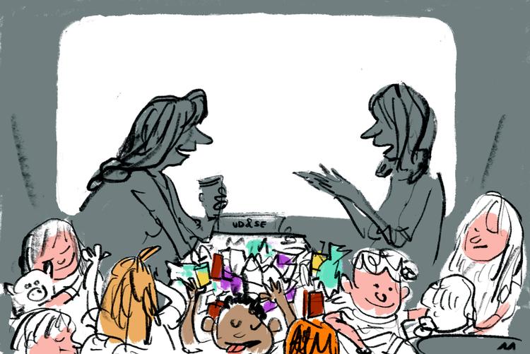 Tegning:  Mette Dreyer