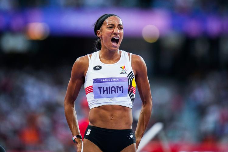     Sidste år i Paris vandt Nafissatou Thiam olympisk guld for tredje gang. Nu tænker belgieren ikke så meget på medaljer, men mere på at score så mange point som muligt. Foto: Petr David Josek/Ritzau Scanpix