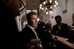     Lars Aagaard forsvarede sig på ny mod kritik af tilbageholdte oplysninger om forsinket elnet fra oppositionen, da han tirsdag var i samråd. Foto: Jacob Ehrbahn