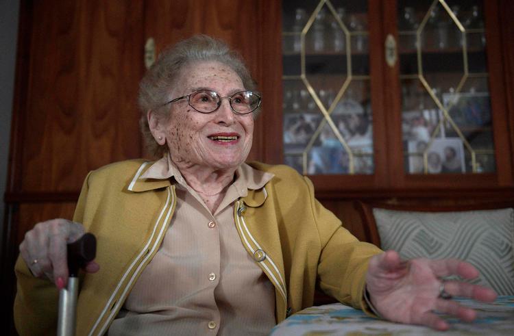 Rosa Roisinblit blev 106 år. Foto: Juan Mabromata/Ritzau Scanpix