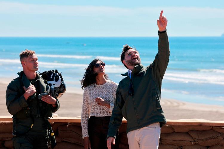 USA's vicepræsident JD Vance, der selv har en uddannelse fra det amerikanske marinekorps, var med til fejringen af værnets 250-års jubilæum.  Foto: Mario Tama/Getty/AFP/Ritzau Scanpix