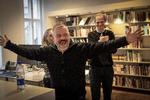Politiken-tegneren Claus Nørregaard fik årets Edvard-pris. Foto: Miriam Dalsgaard