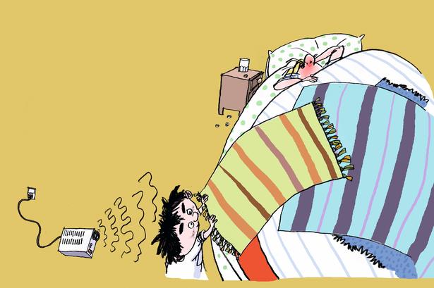 Vitello passer mor. Tegning: Niels Bo Bojesen