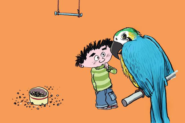 Vitello må få et kæledyr. Tegning: Niels Bo Bojesen