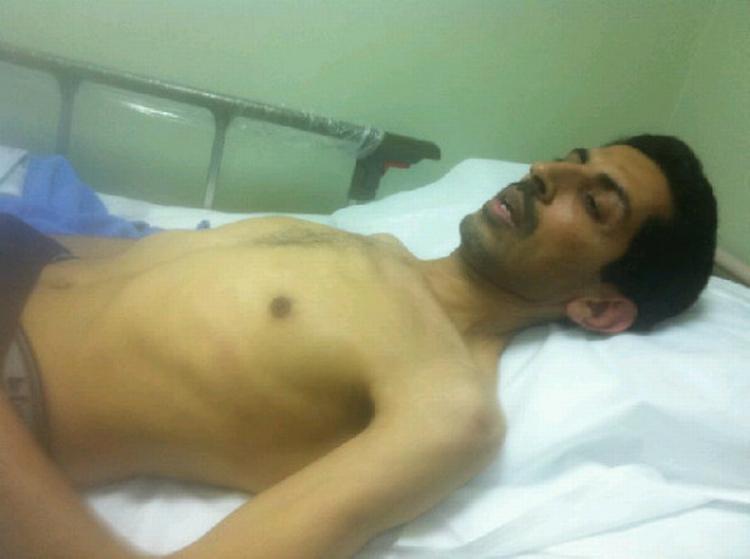 Abdulhadi al-Khawaja har tidligere indledt sultestrejke. Her ses han i 2012. Arkivfoto:  Bahrain Right Defenders