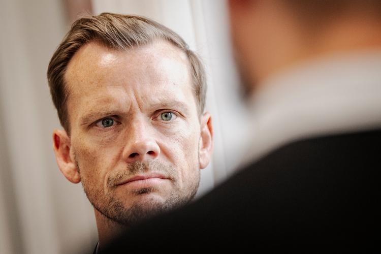 Justitsminister Peter Hummelgaard (S) har gjort jagten på billeder og videoer af seksuelle overgreb på børn til en dansk mærkesag under formandskabet. Torsdag kastede han håndklædet i ringen.  Foto: Sebastian Elias Uth/Ritzau Scanpix