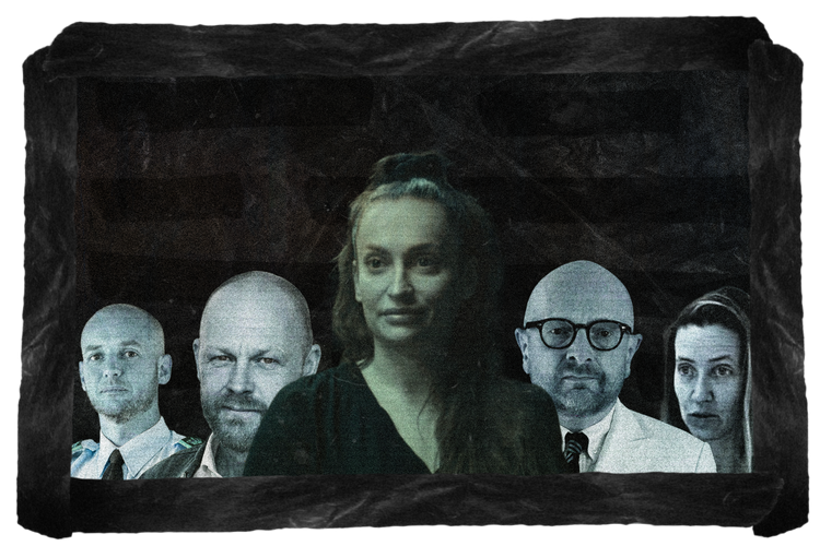 Kollage:  Connor Selkirk Neillands. Orginalfoto: Stine Bidstrup, TV 2, Jacob Ehrbahn, Unsplash. 