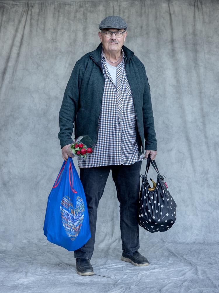 Gustav Andersen, 75 år, Horsens.  Foto: Mads Nissen