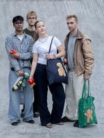 Længst til venstre: Lars Jensen, 23 år, Vejle.   Foto: Mads Nissen