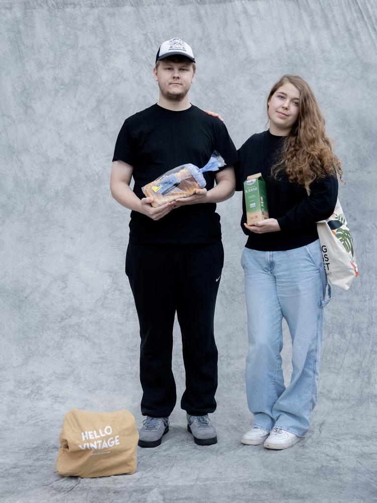 Ellen Sophie Nielsen, 22 år, Vejle. På Billedet sammen med Maximilian Høgh Frederiksen.  Foto: Mads Nissen