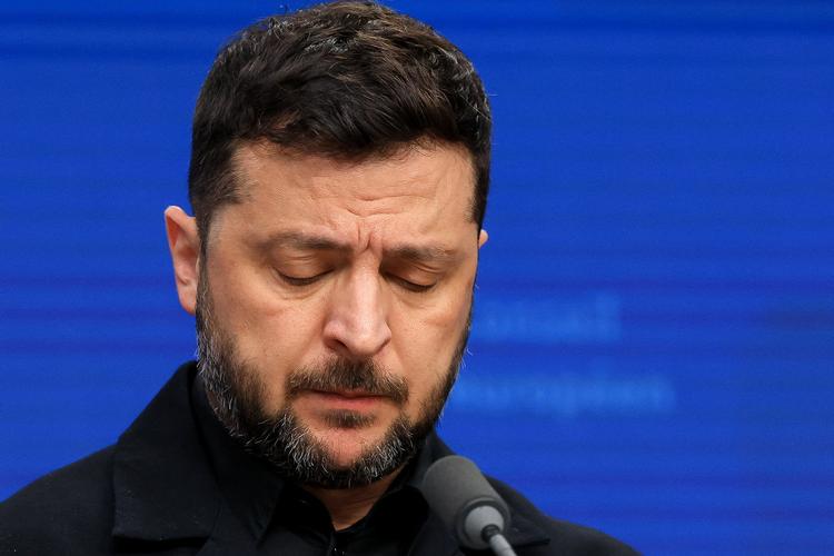 Selv om flere ser det som urealistisk, at Ukraine bliver medlem af EU, håber Volodymyr Zelenskyj, at landet vil komme med i unionen inden 2030. Foto: Yves Herman/Ritzau Scanpix