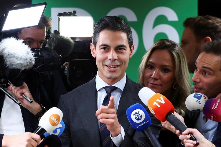 38-årige Jetten kan blive den yngste premierminister i Hollands historie og også den første, der åbent er homoseksuel.- Foto: Piroschka Van De Wouw/Ritzau Scanpix