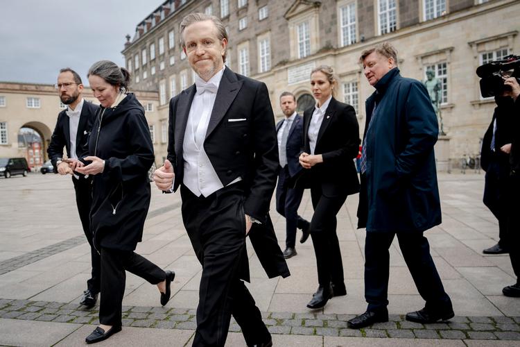 USA's nye ambassadør Ken Howery efter audiens hos kongen på Christiansborg Slot onsdag i sidste uge.  Foto: Mads Claus Rasmussen/Ritzau Scanpix