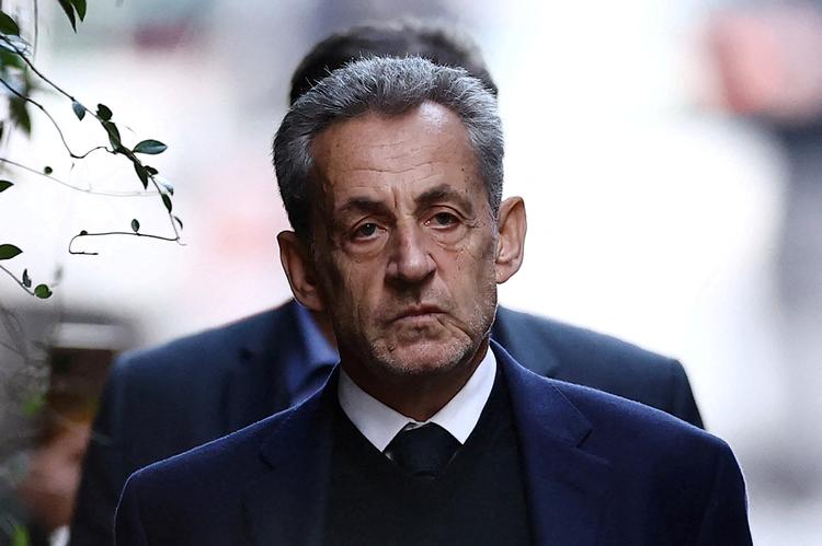 Sarkozy, som var præsident fra 2007 til 2012, har løbende afvist at have gjort noget galt i sagen og har kaldt sig selv et offer for hævngerrighed.  Foto: Sarah Meyssonnier/Ritzau Scanpix