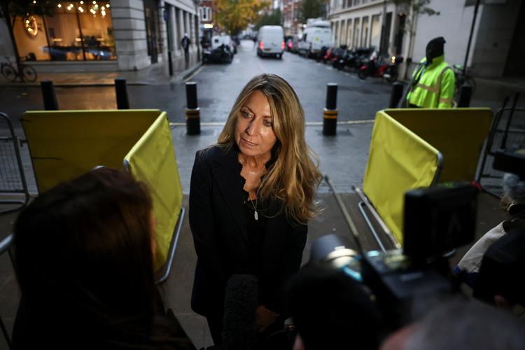 Deborah Turness, tidligere nyhedsdirektør i BBC, trak sig søndag efter balladen omkring Trump-klippet. Det samme gjorde BBC's generaldirektør Tim Davie. Men det politiske pres på mediehuset viser intet tegn på at stilne af efter en række møgsager. Foto: Jack Taylor/Ritzau Scanpix