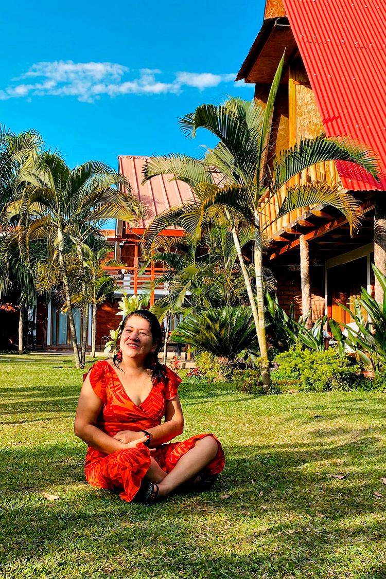 Ketty Marcelo Lopez har været til adskillige klimatopmøder, men de øvrige i hendes aktivistgruppe er debutanter. 
 Foto: Privatfoto Ketty Marcelo Lopez