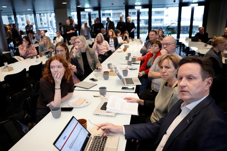 Hos Fagbevægelsens Hovedorganisation blev dommen fulgt med spænding. Foto: Jens Dresling