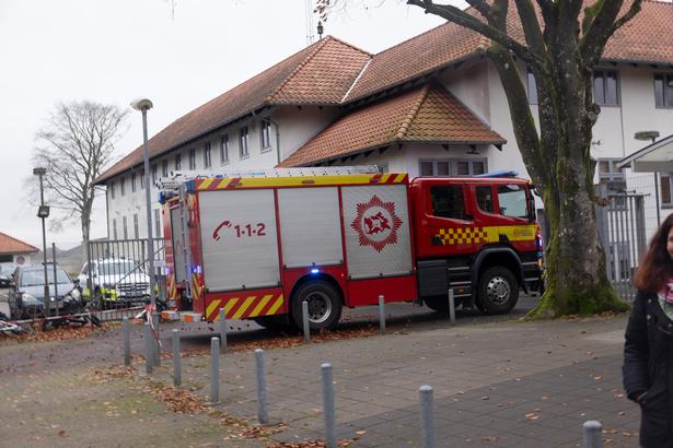Der er ikke umiddelbart nogen meldinger om tilskadekomne. Foto: Loui Pedersen