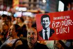 Fængslingen af Ekrem Imamoglu har udløst demonstrationer i Tyrkiet. Arkivfoto:  Umit Bektas