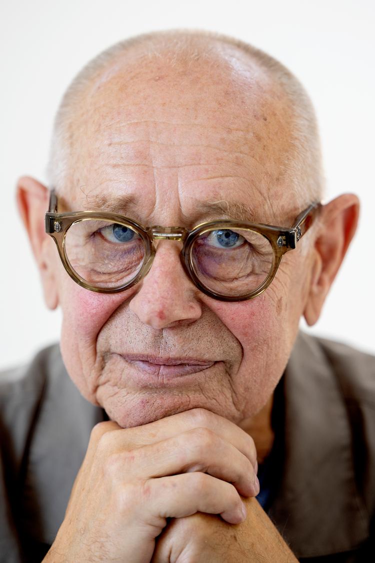    Michael Kvium indledte sin karriere som bladtegner. Siden er han blevet en af Danmarks mest berømte malere. Foto: Finn Frandsen
