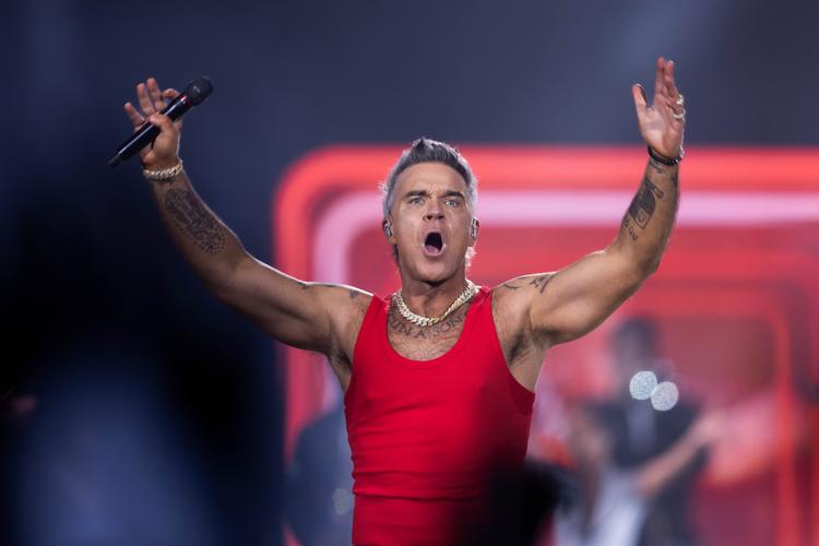 Robbie Williams gav senest koncert i Danmark i Parken i juni. Foto: Signe Lægsgaard