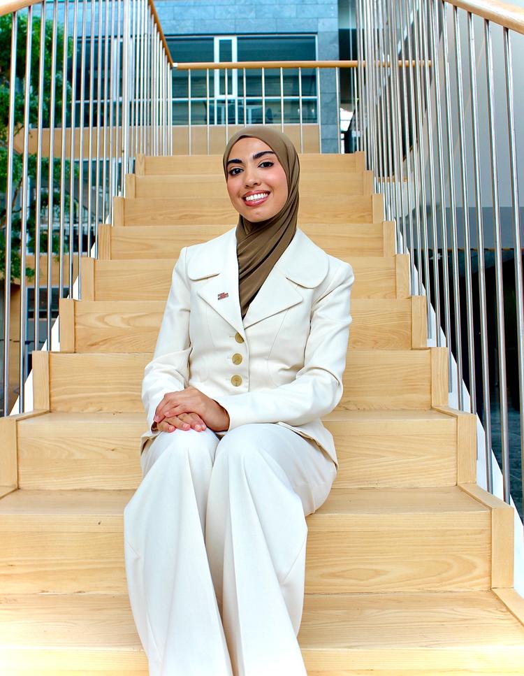 27-årige Dalia Awadh kender til følelsen at blive betragtet som en kategori frem for et individ. Foto: Bertil Agerskov Rønsholdt