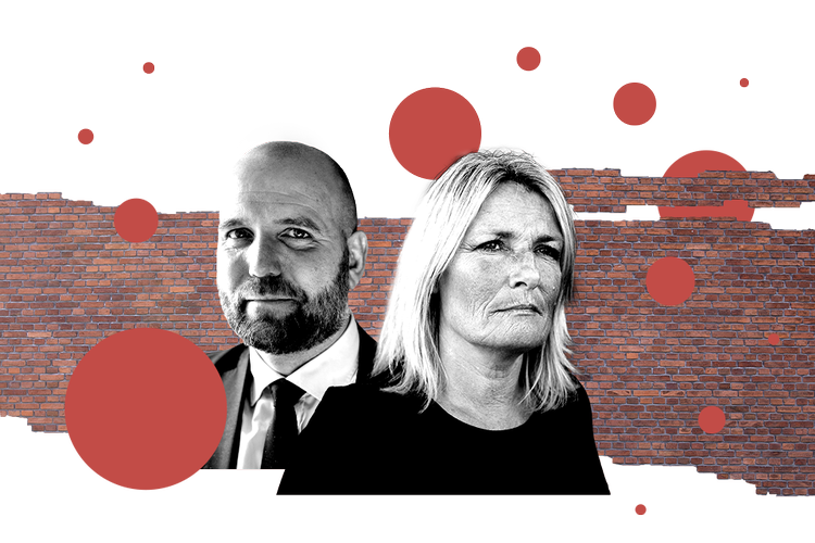 Da han var borgmester, tog Thomas Gyldal Petersen omkring 200 beslutninger om dagen. Birgit Stenbak Hansen holdt ikke ferie i de første otte år som borgmester. Begge har de siddet på posten i mere end et årti, men sidste år valgte de at stoppe. Kollage: Christine Vierø Larsen. Originalfoto: Marius Renner, Claus Bjørn Larsen, Jens Dresling