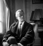 James Joyce i nobelt antræk. Andre gange havde han klap for øjet og lignede en pirat.   Foto: Studio Lipnitzki/Ritzau Scanpix
