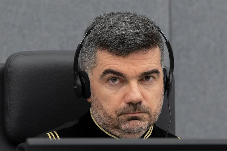 Nicolas Guillou er fransk dommer ved Den Internationale Straffedomstol i Haag og har siden august været underlagt amerikanske sanktioner. Foto: Peter Dejong/Ritzau Scanpix