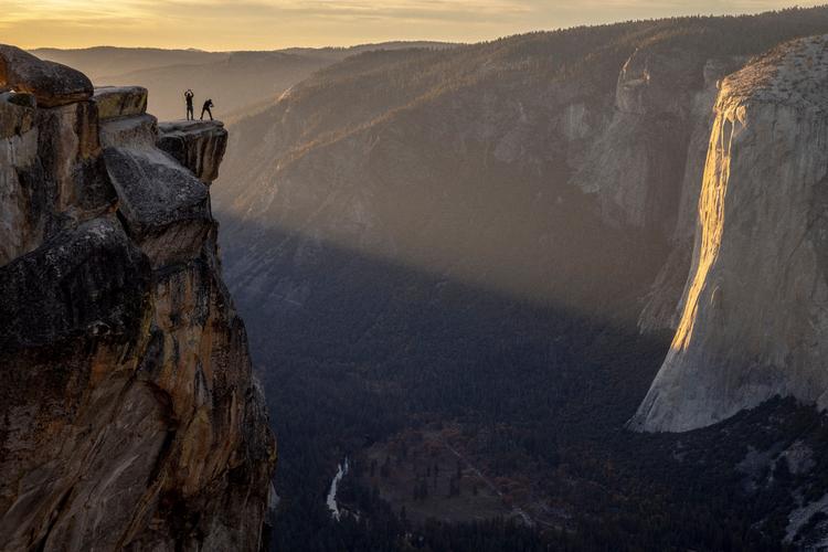 Taft Point i Yosemite National Park, Californien. Foto: Stephen Lam/Ritzau Scanpix