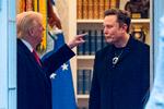 Engang kunne man nærmest sætte lighedstegn mellem Trump, Musk og MAGA. Nu har et nyt værktøj på Elon Musks sociale medie X afsløret, at mange USA-patriotiske MAGA-stemmer slet ikke skriver fra USA.  Foto: Roberto Schmidt/Ritzau Scanpix