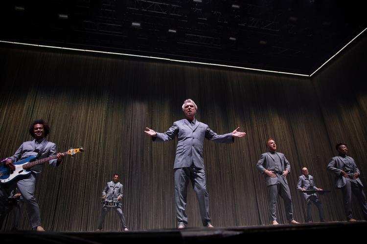 David Byrne, tidligere forsanger i Talking Heads, gæstede senest Roskilde Festival i 2018. Foto: Thomas Borberg