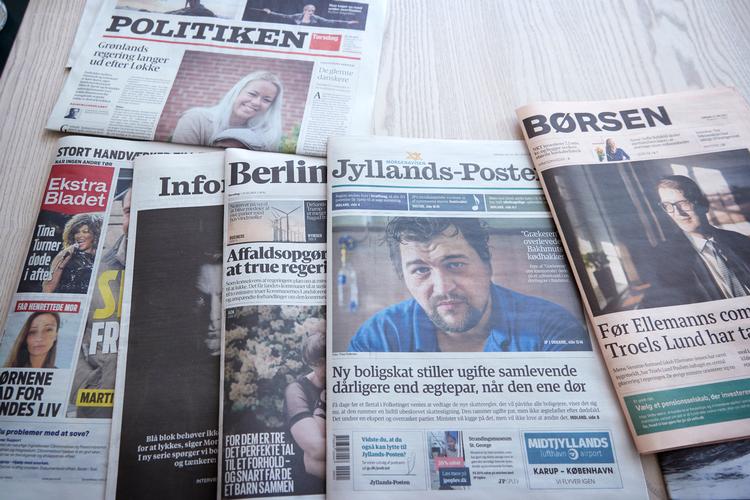 DR beskyldes for at være venstreorienteret, mens aviser som Berlingske og B.T. åbent erklærer sig som borgerlige. Men hvor står andre medier politisk? Foto: Jens Dresling
