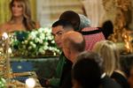 Cristiano Ronaldo, der nu kan spille med i VM-slutrundens første kampe, deltog 18. november i en middag i Det Hvide Hus inviteret af USA's præsident Donald Trump til ære for Saudi-Arabiens kronprins og premierminister Mohammed bin Salman. Foto: Tom Brenner/Ritzau Scanpix