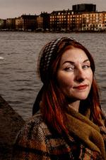 Today, 37-year-old Eluise Malling has learned to take care of herself. Among other things, she emphasizes the daily hour-long bike ride to and from work. Foto: Jacob Ehrbahn