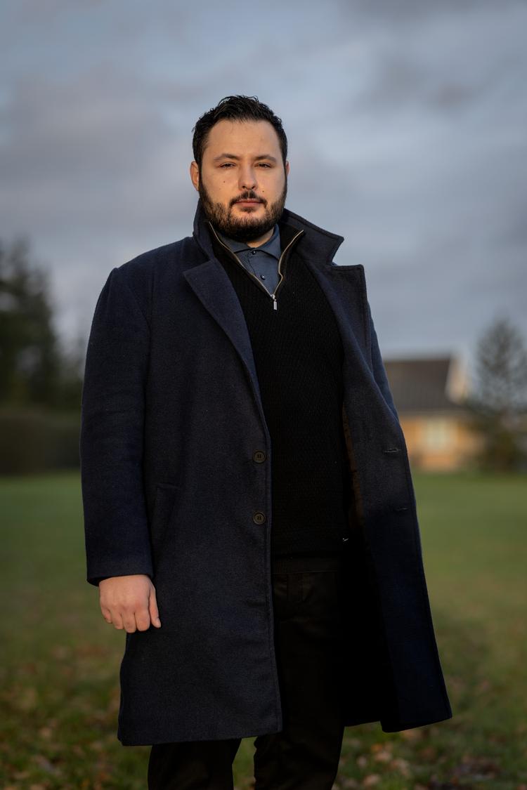 Daniel Nordentoft har været aktiv i Generation Identitær siden 2019 og deltager foruden sit virke som talsmand i flere af bevægelsens aktioner imod blandt andet indvandring og seksualundervisning i danske folkeskoler. Foto: Mads Nissen